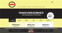 Desktop Screenshot of metax.dk