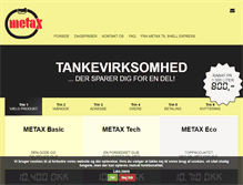 Tablet Screenshot of metax.dk